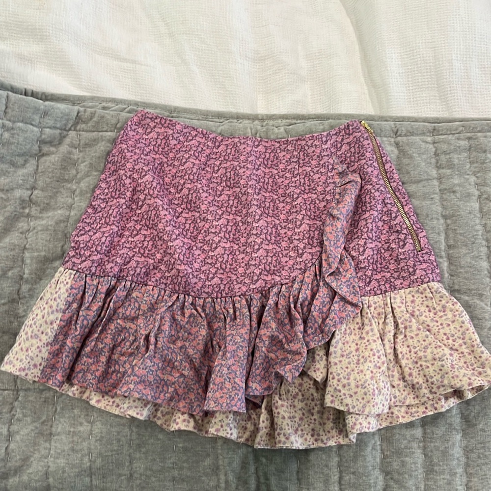 LOVESHACKFANCY MINI SKIRT